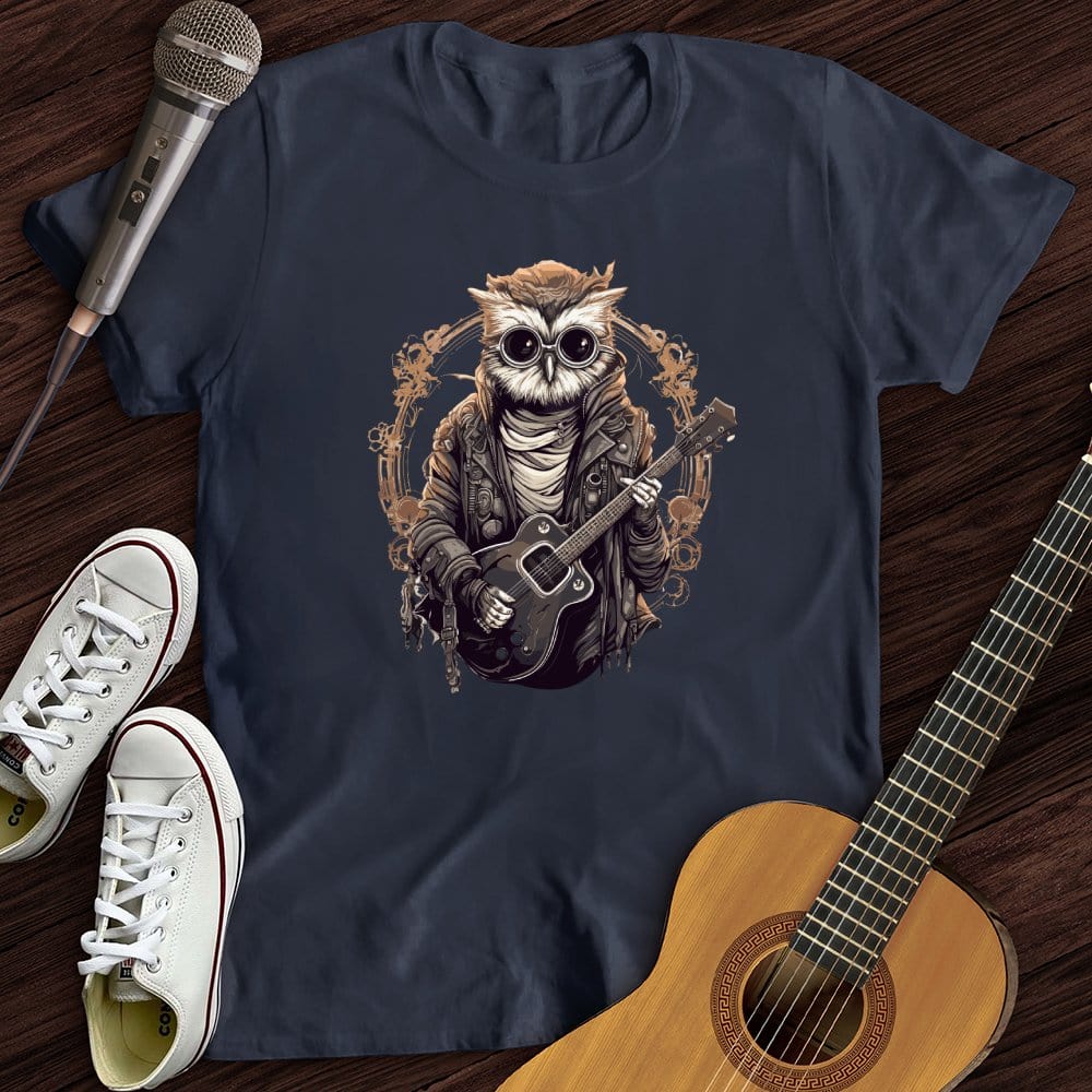 Owl Playing Guitar T-Shirt