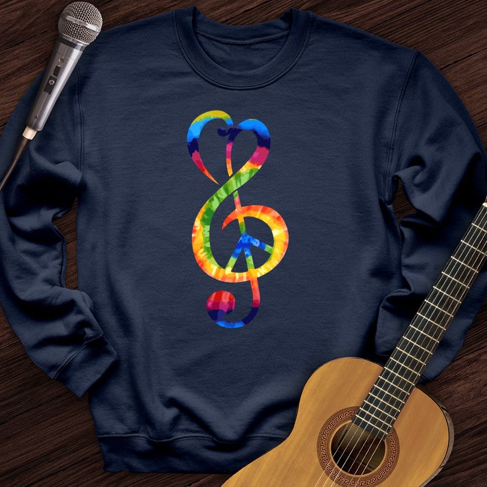 Peace Music Note Crewneck