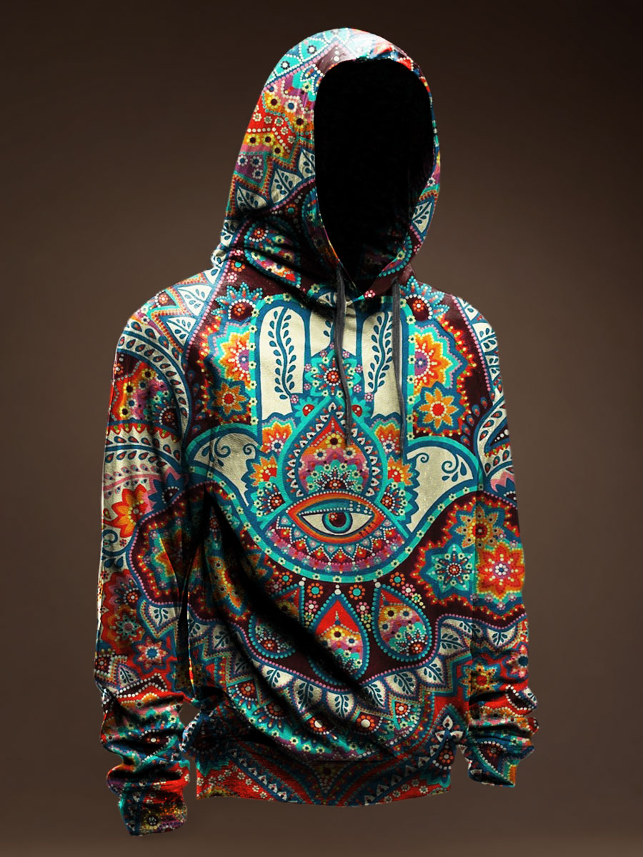 Art Print Casual Hoodie Sweatshirt