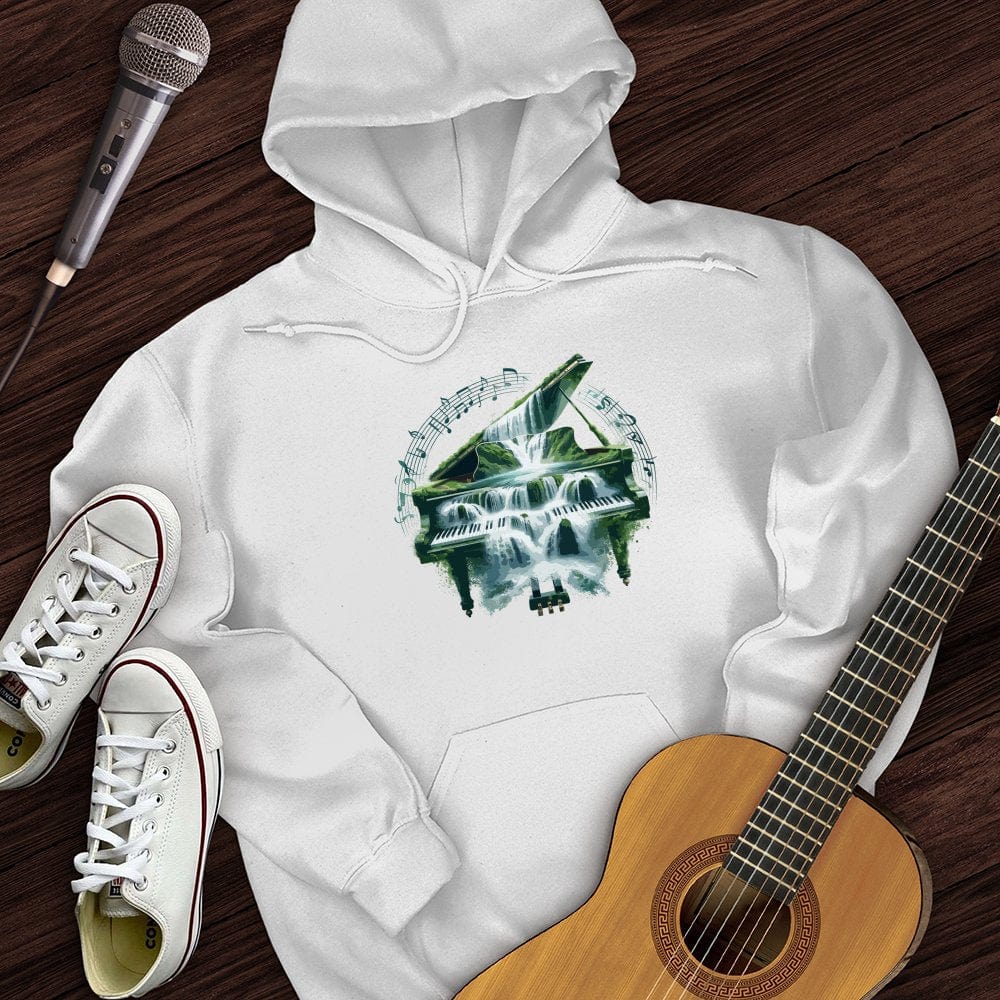 Piano Waterfall Hoodie