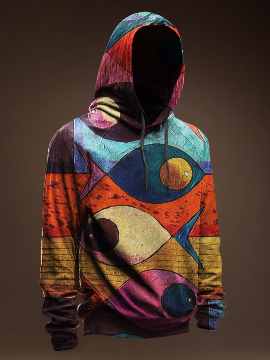 Abstract Art Prints Casual Hoodie Sweatshirt