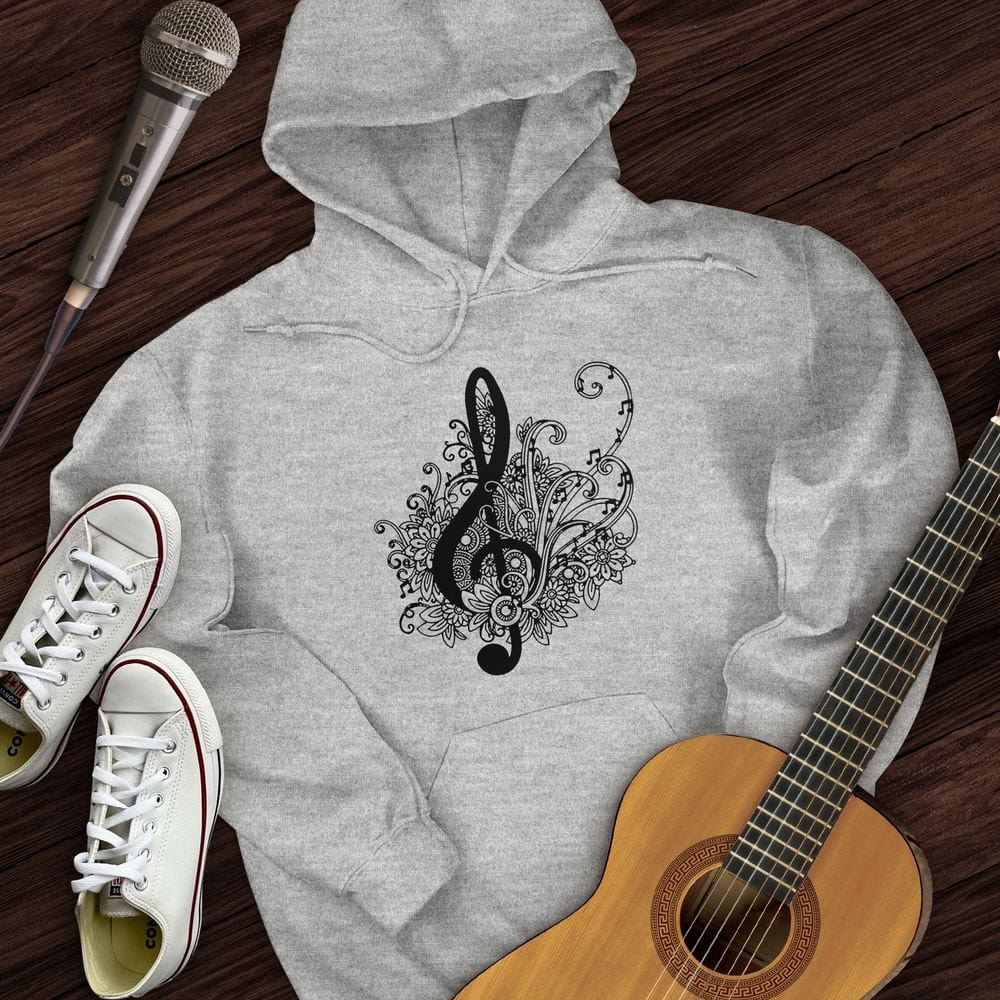 Mandala Music Note Hoodie