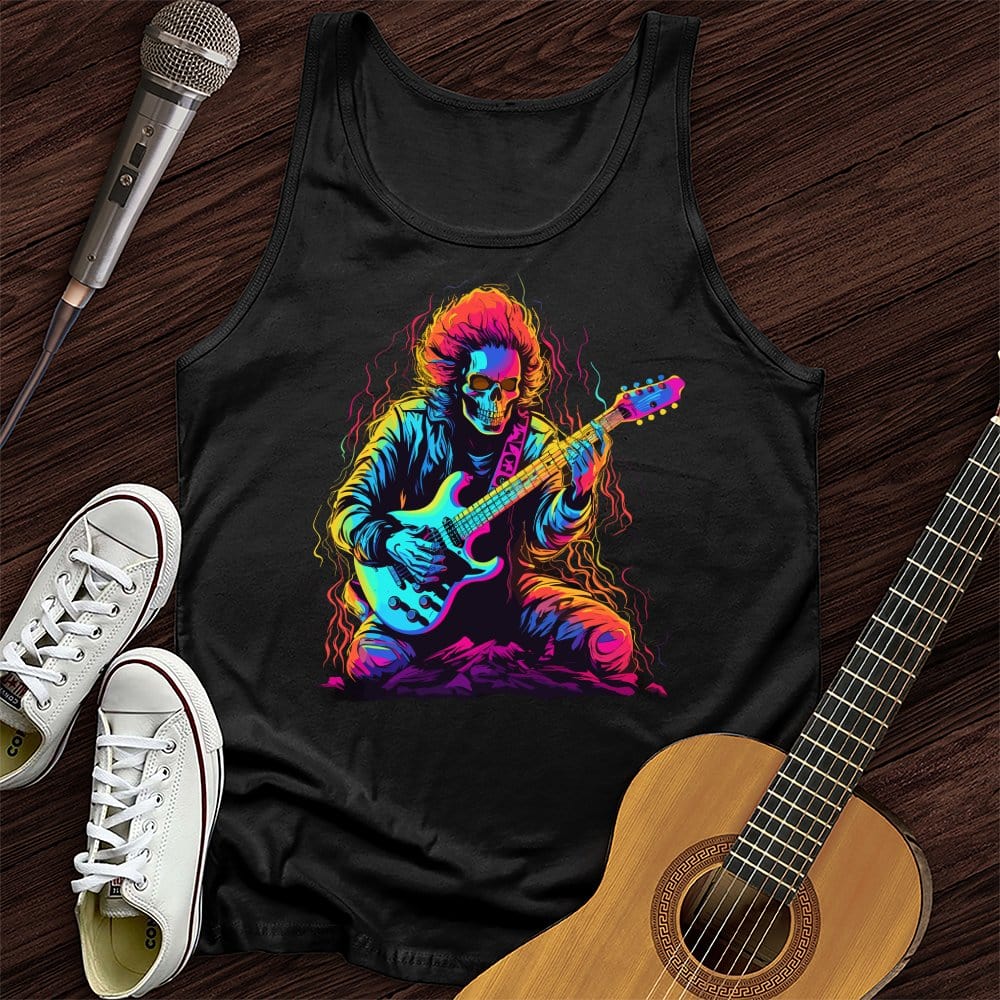 Pastel Skeleton Guitar Tank Top