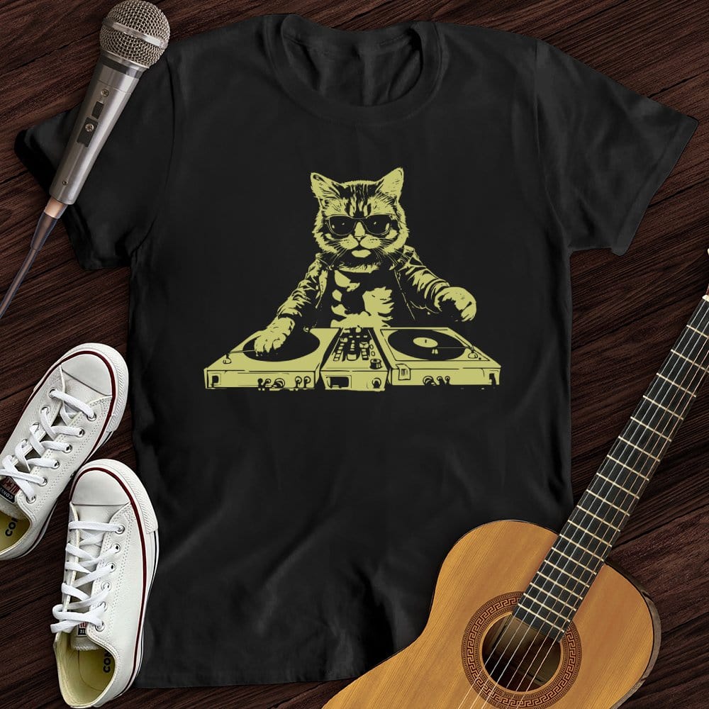 Cat DJ T-Shirt