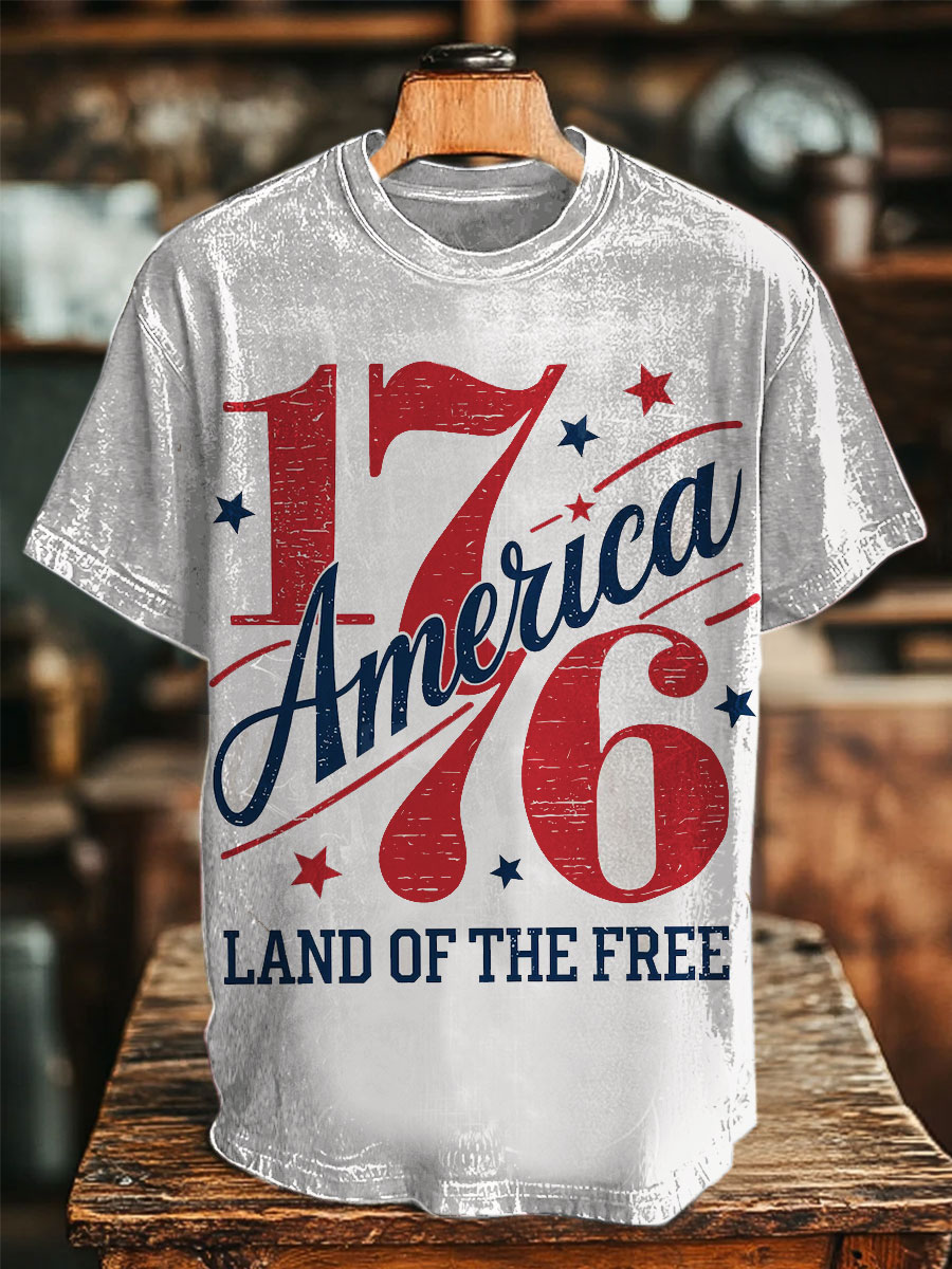 Independence Day Prints Casual T-shirt