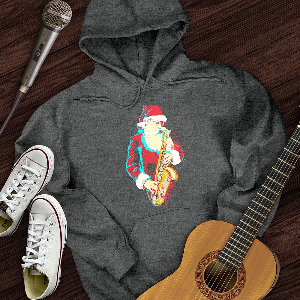 Santa Saxophone Hoodie