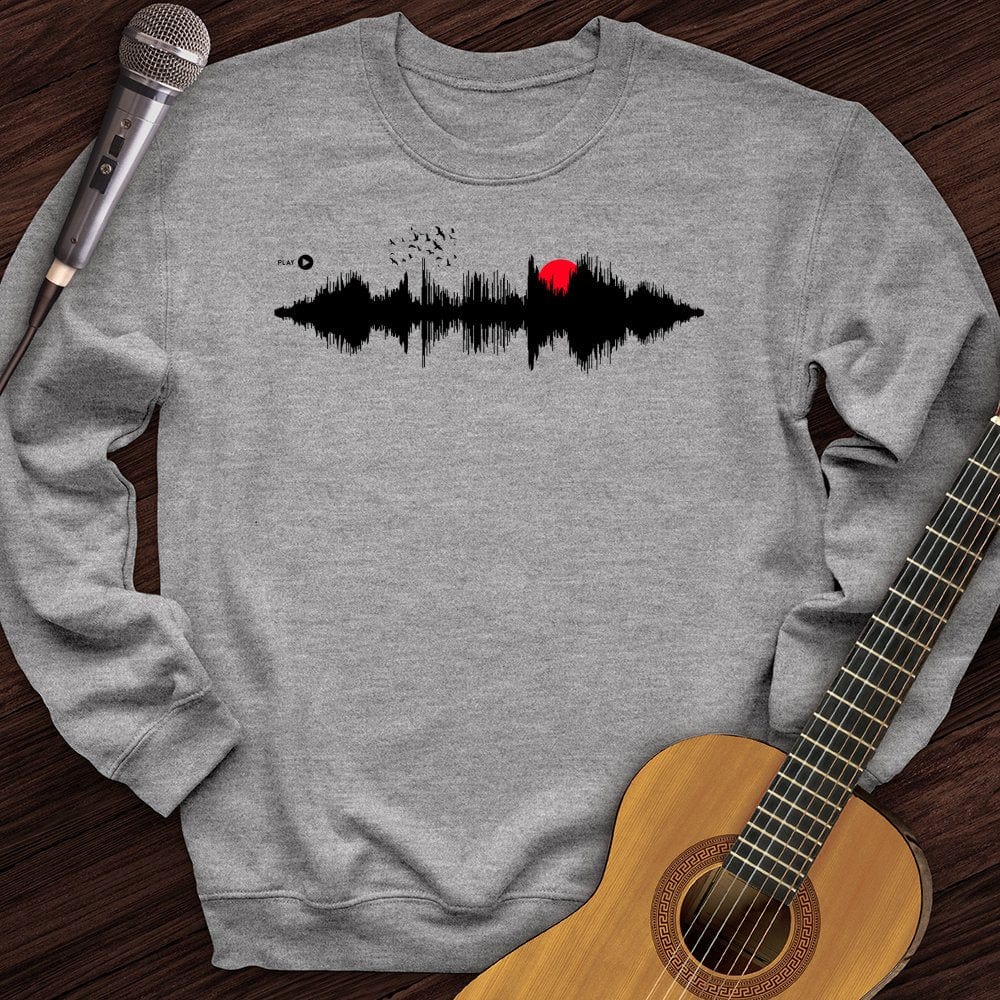Sunset Soundwave Crewneck