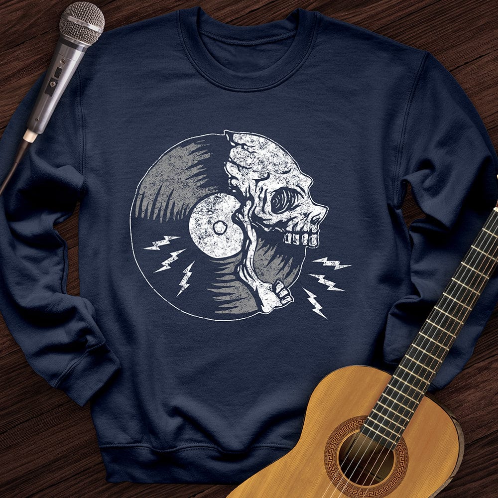Skull Record Crewneck
