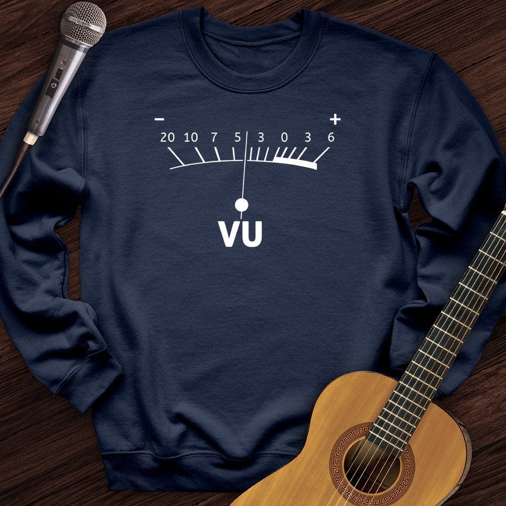 VU Meter B&W Crewneck