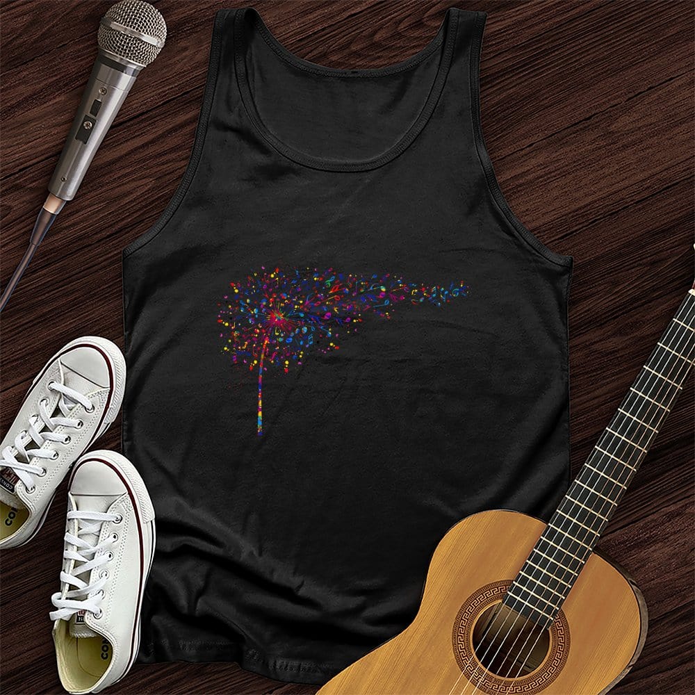 Rainbow Music Dandelion Tank Top