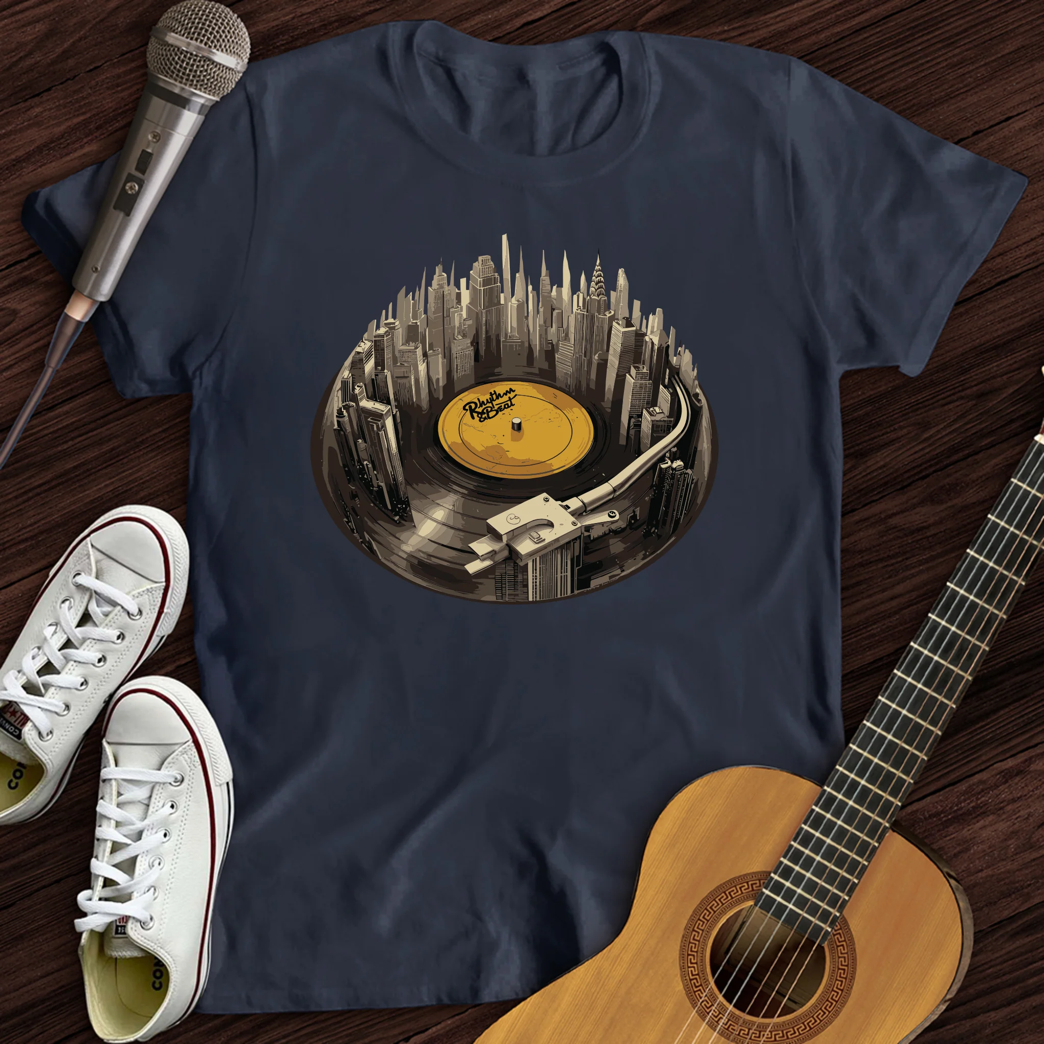 City Beats Vinyl T-Shirt