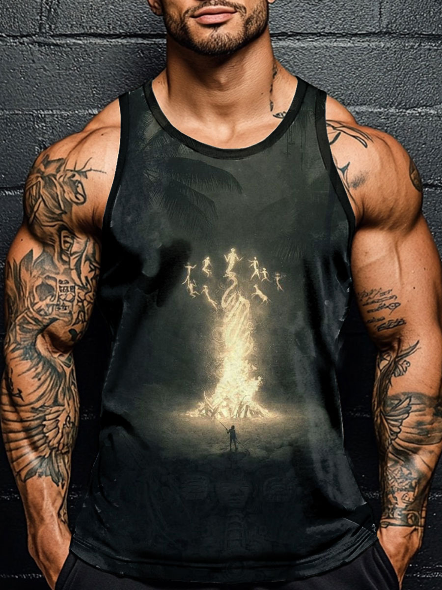 Dark Fantasy Art Print Tank Top