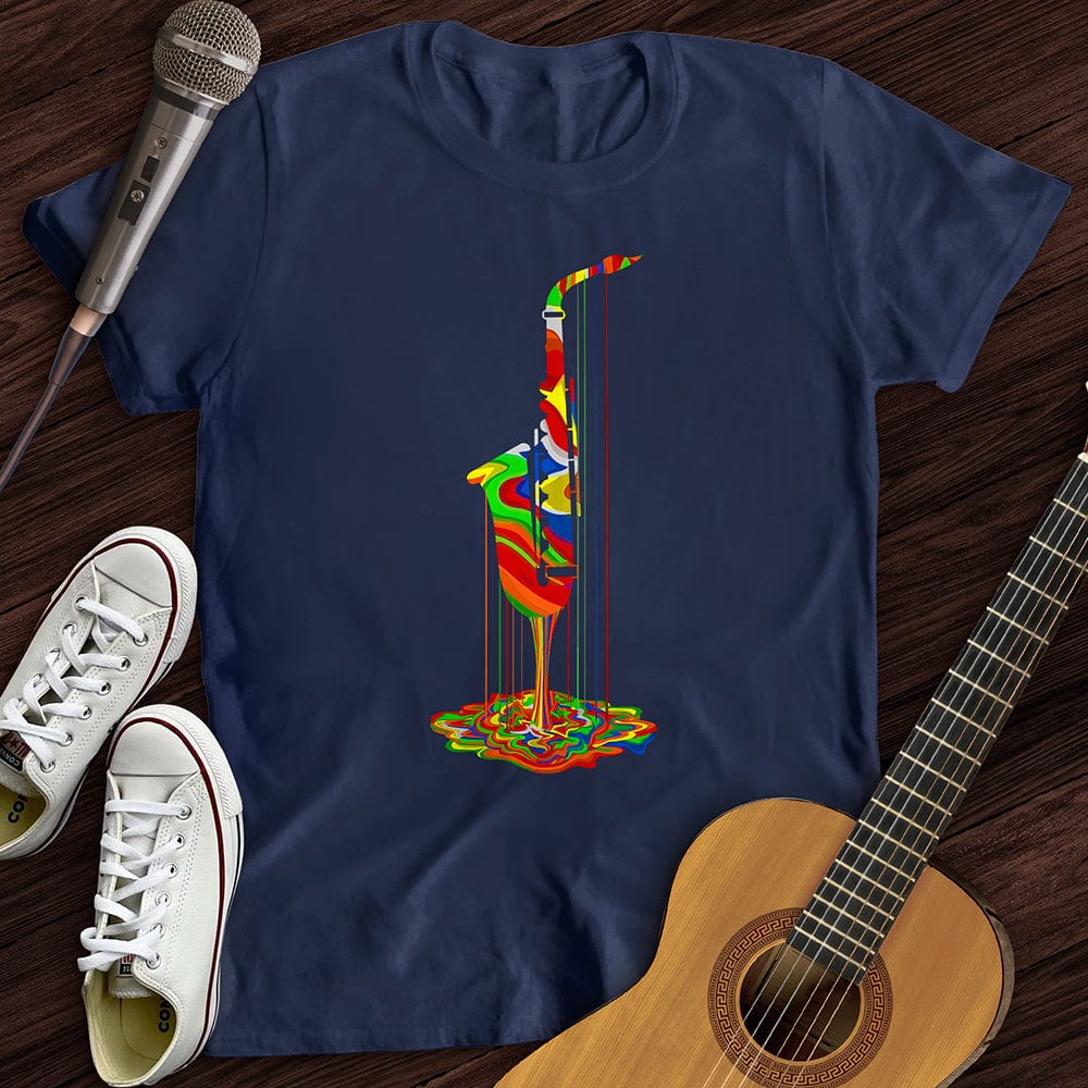 Melting Saxophone T-Shirt