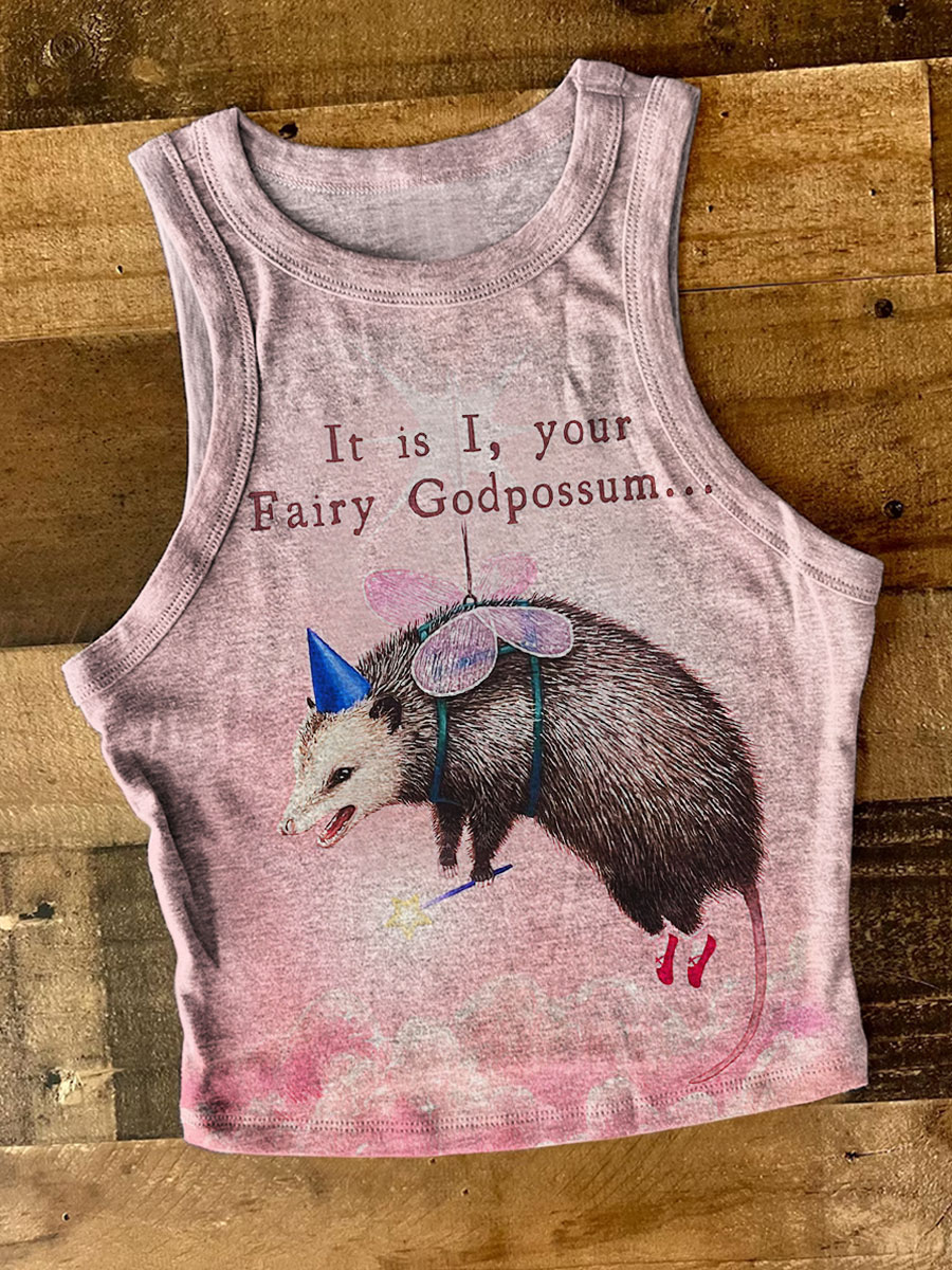 Funny Print Tank Top