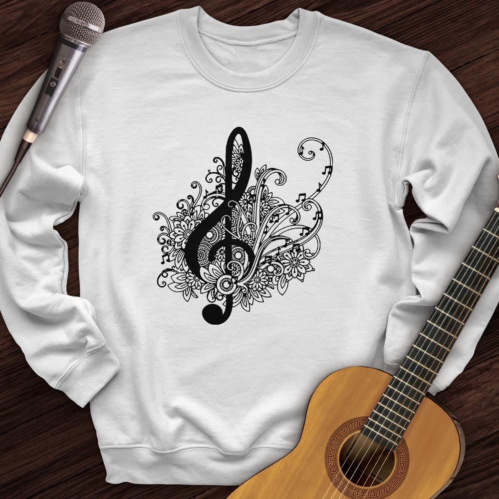 Mandala Music Note Crewneck