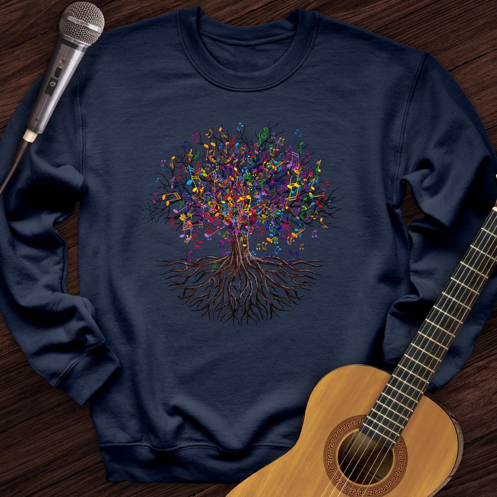 Music Note Tree Crewneck