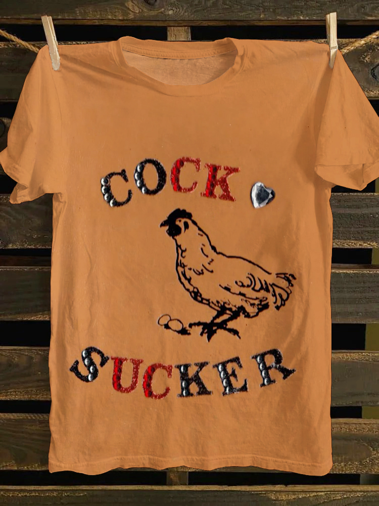 Women's Print Casual Short Sleeve T-shirt