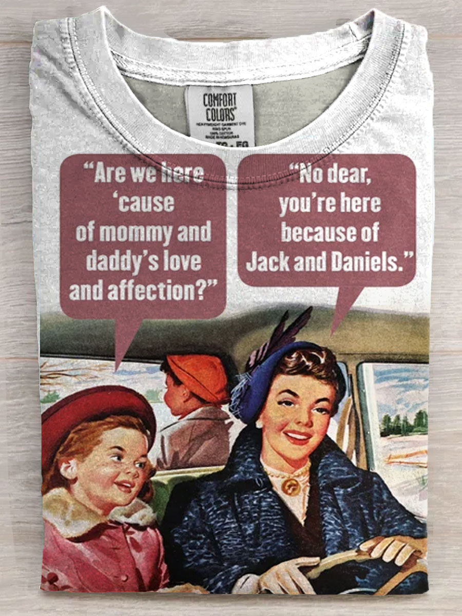 Vintage Funny mothers day  Art Casaul Short Sleeve T-shirt