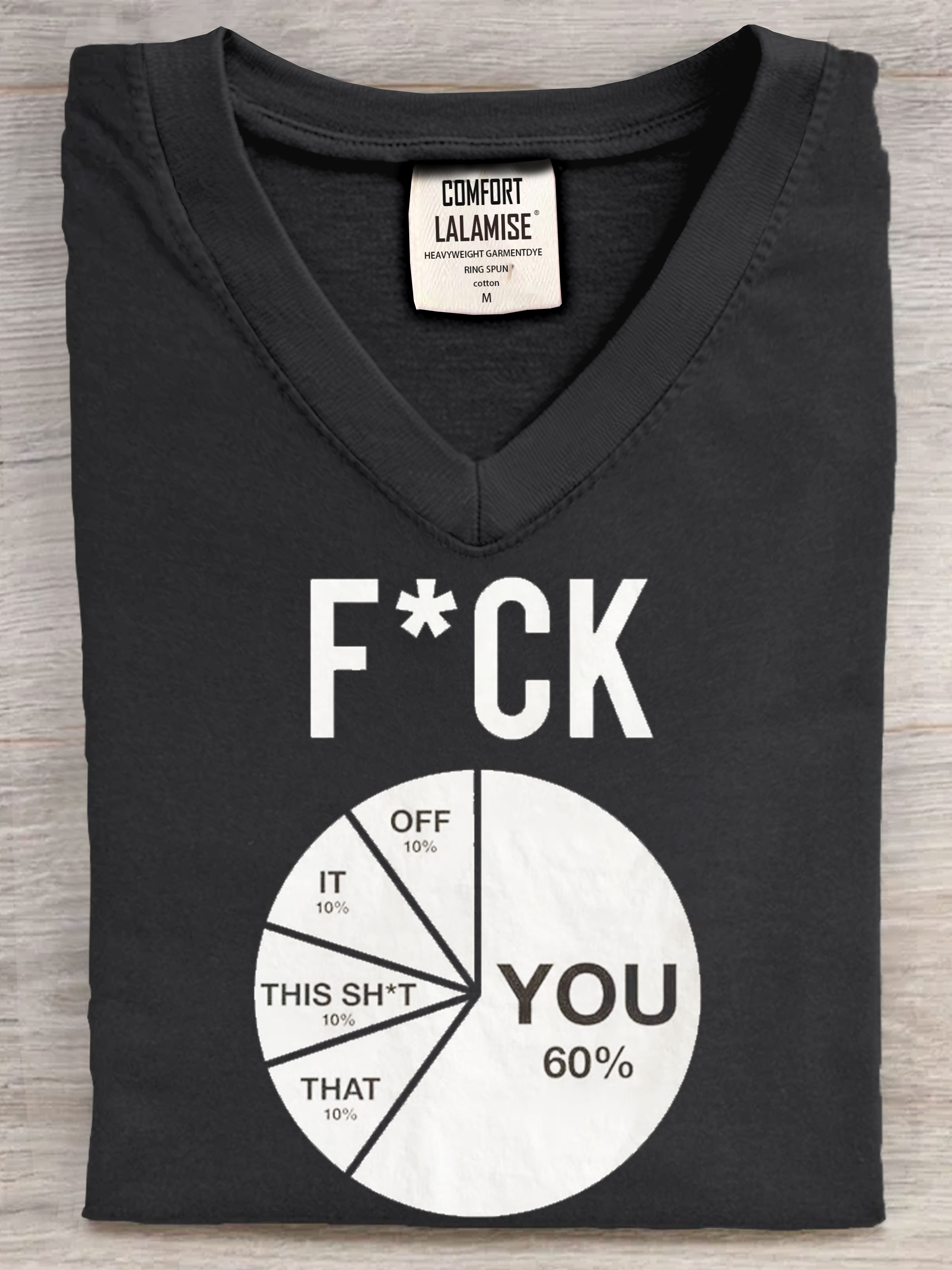 Women's Funny V-neck Casual T-Shirt