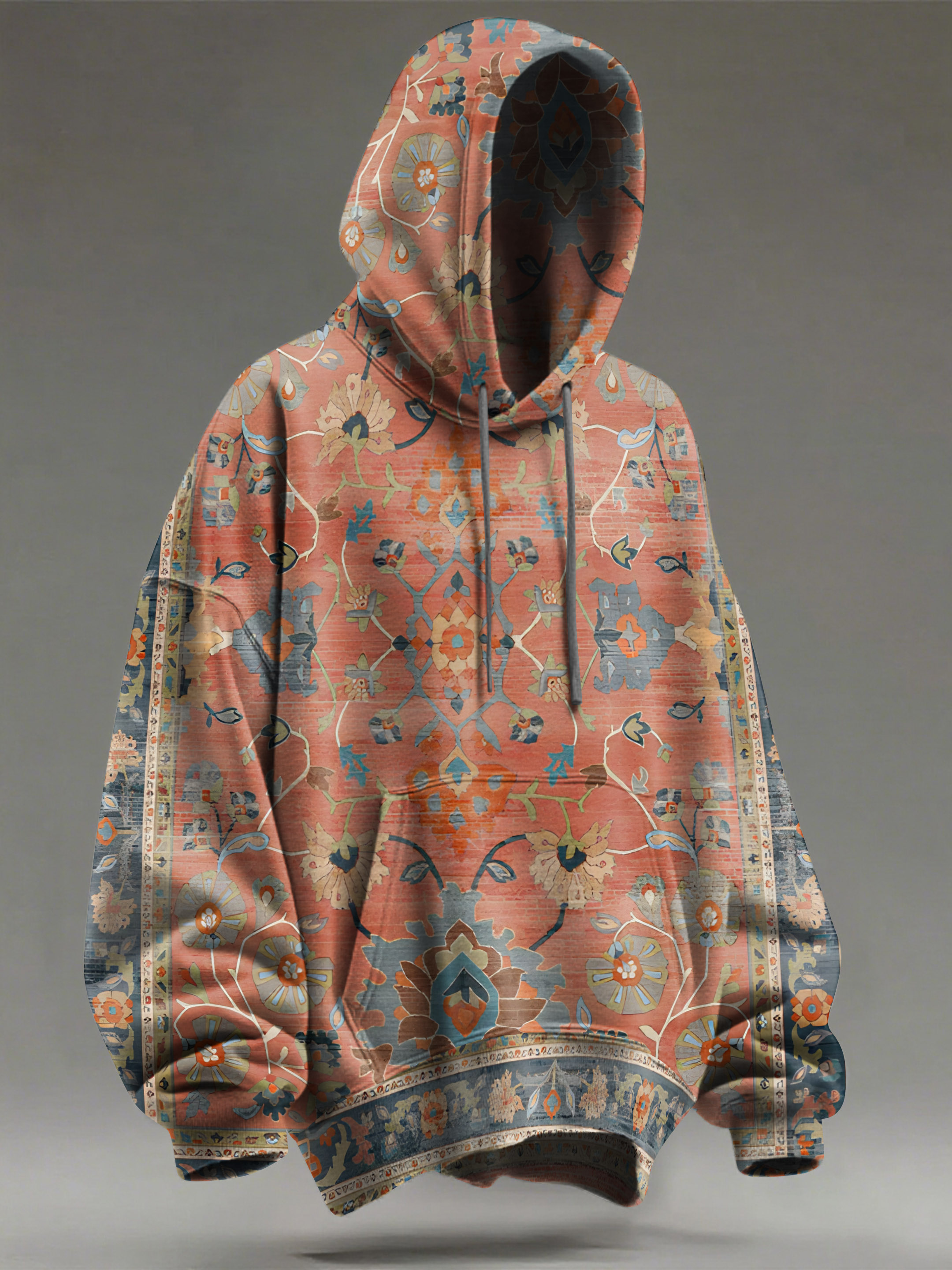 Retro Ethnic Pattern Art Print Casual Hoodie Sweatshirt