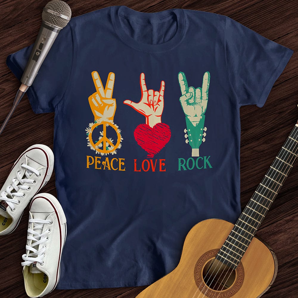 Peace, Love, Rock T-Shirt