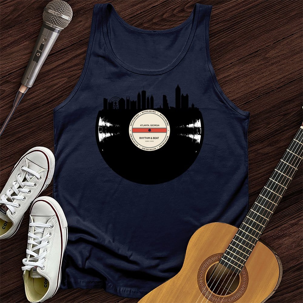 Vinyl Skyline Atlanta Unisex Tank