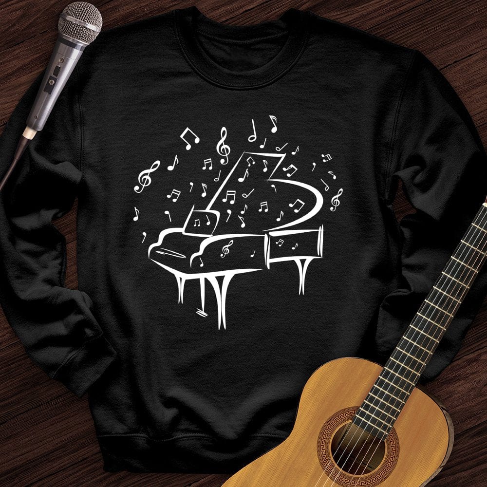 Piano Made Of Notes Crewneck