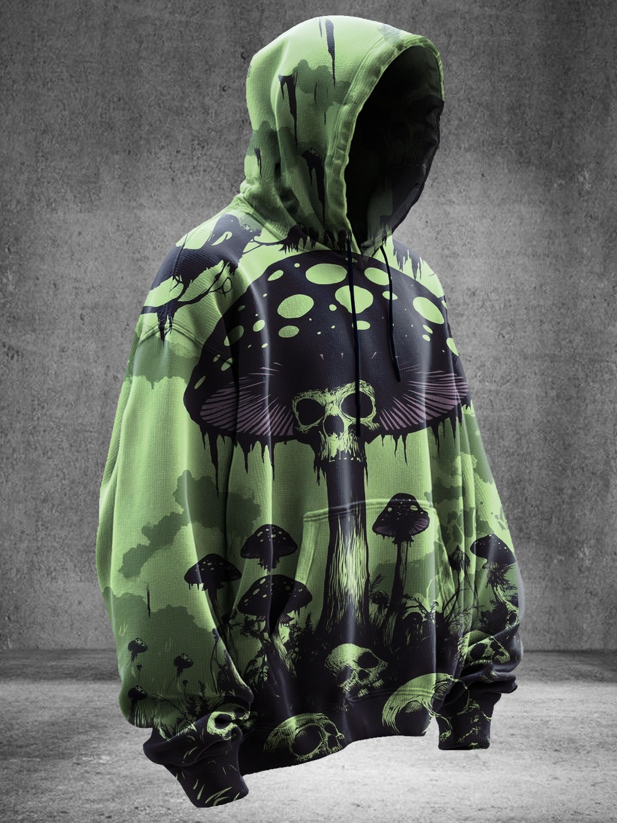 Vintage Mushroom Art Print Casual Sweatshirt