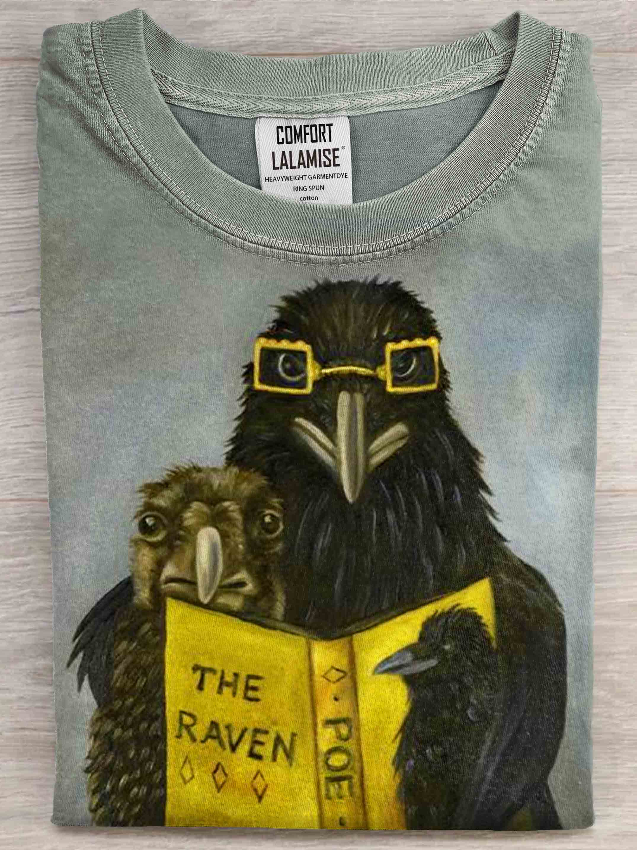 The Raven Art Print Casaul Short Sleeve T-shirt