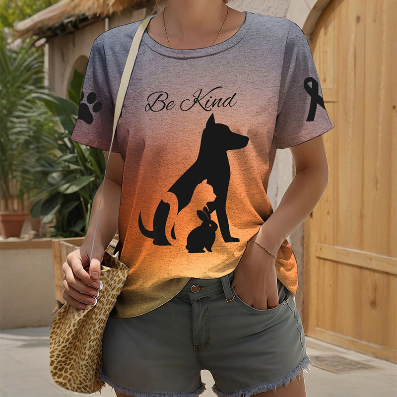 Women's Prevention Of Cruelty To Animals Month Be Kind T-shirt
