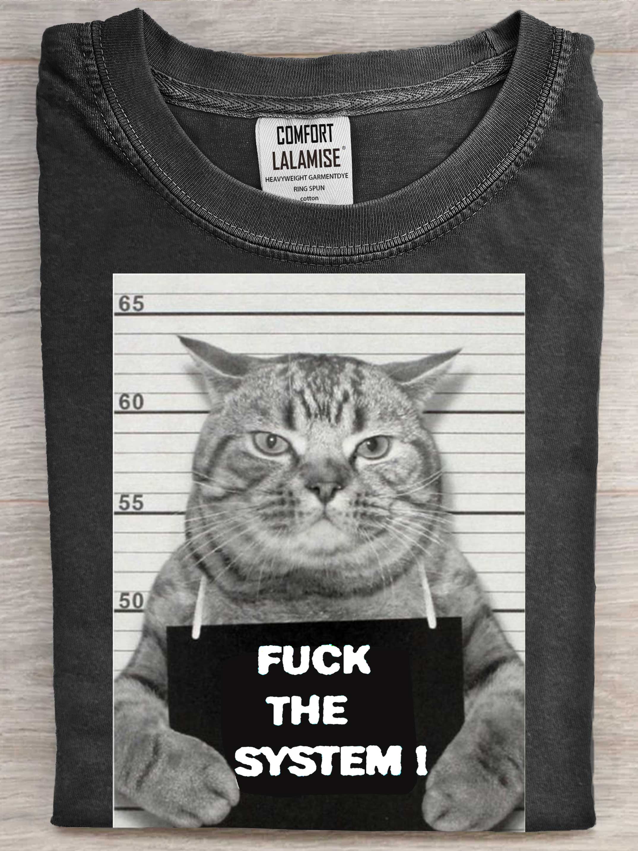 Funny Cat  Art Print Short Sleeve T-shirt