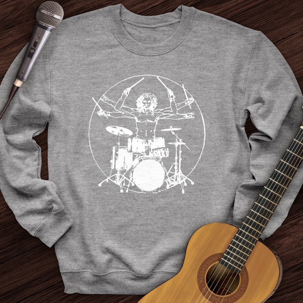 Vitruvian Drummer Crewneck