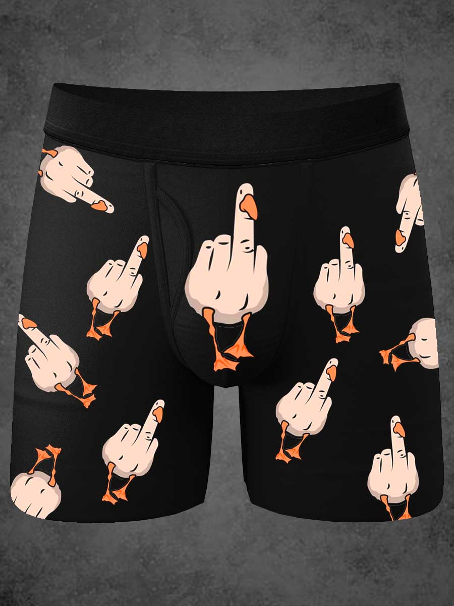 Funny Duck You Art Print Casual Underwear
