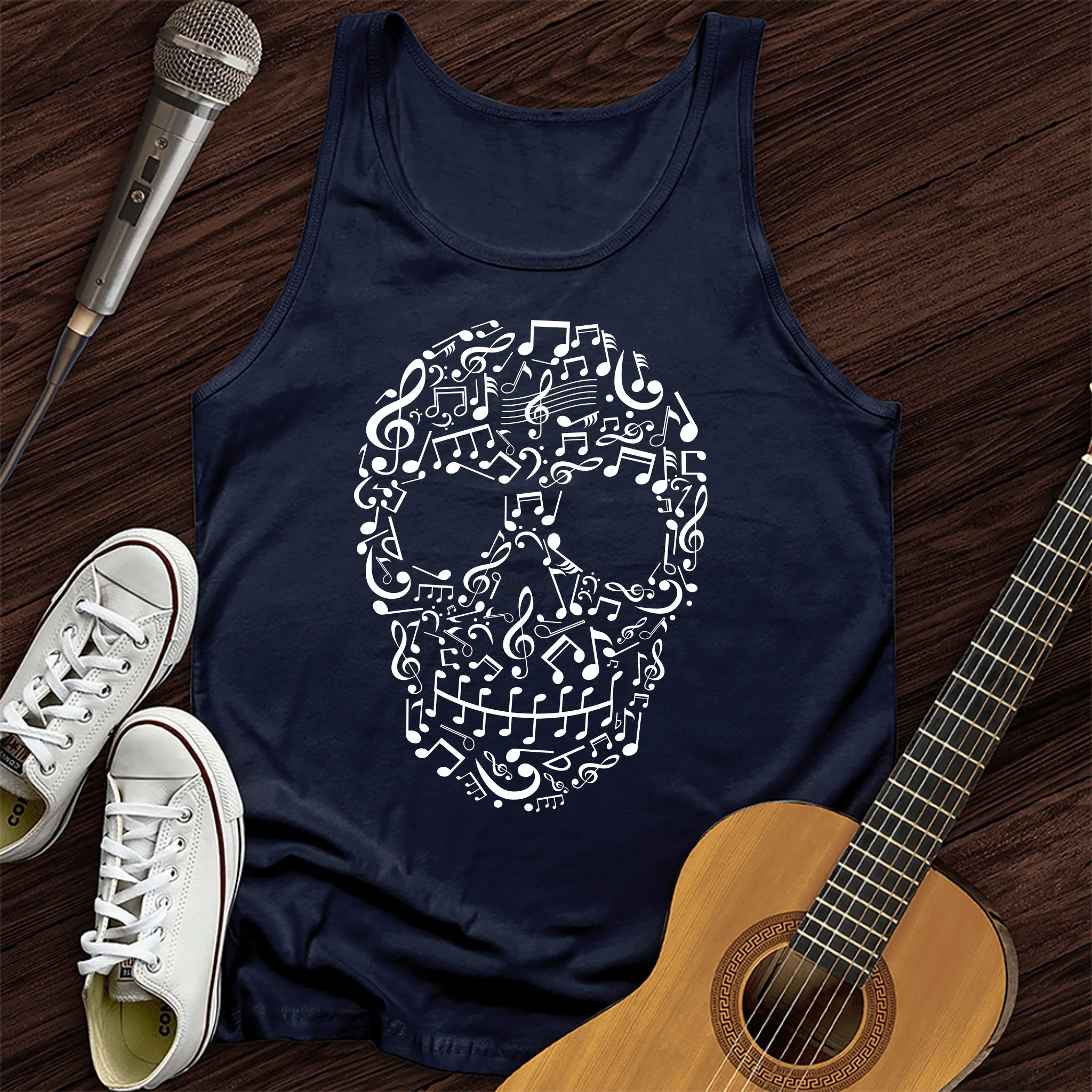 Musical Skull Tank Top