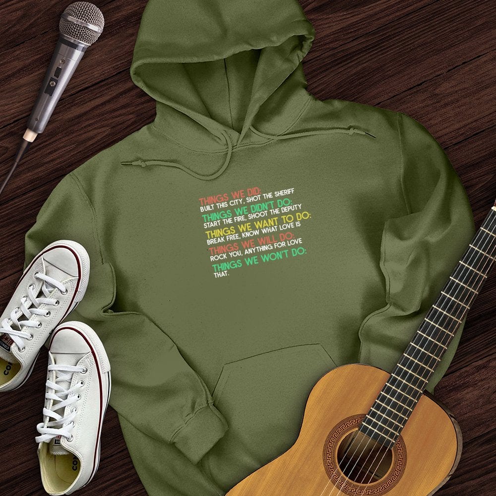 Things We Did Hoodie