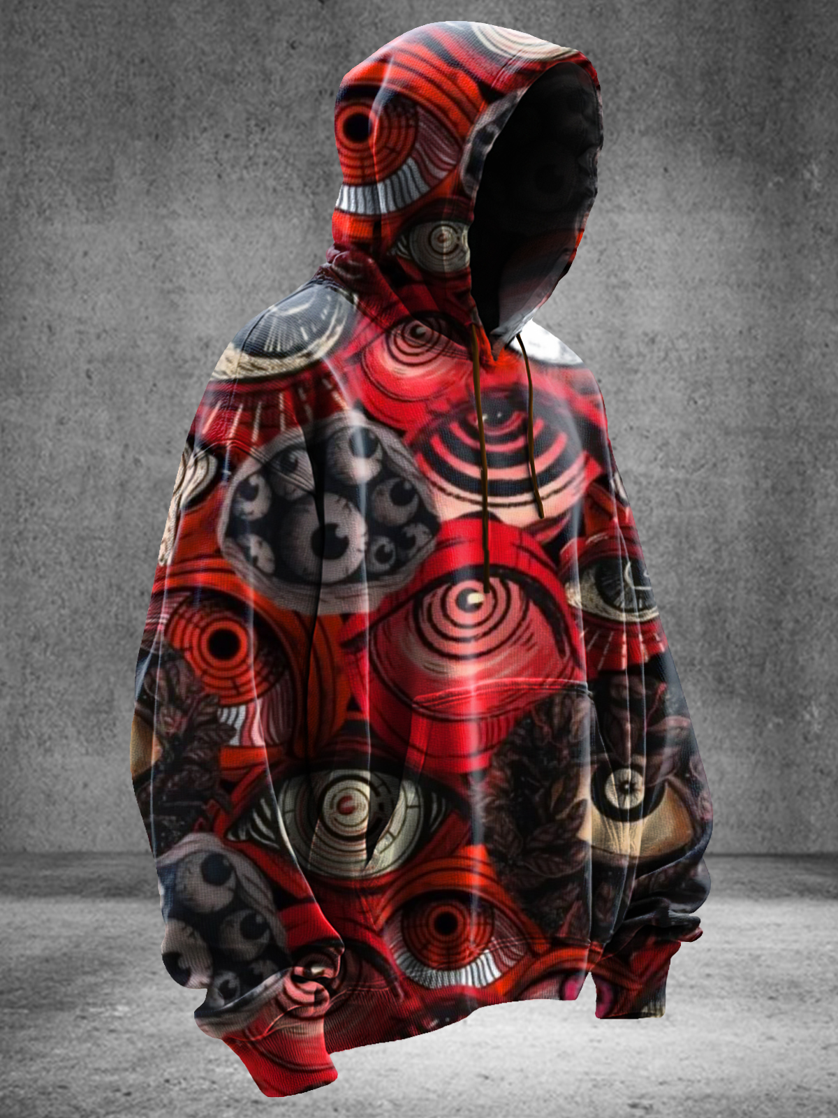 Red eye Dark Fantacy Vintage Art Print Casual Sweatshirt