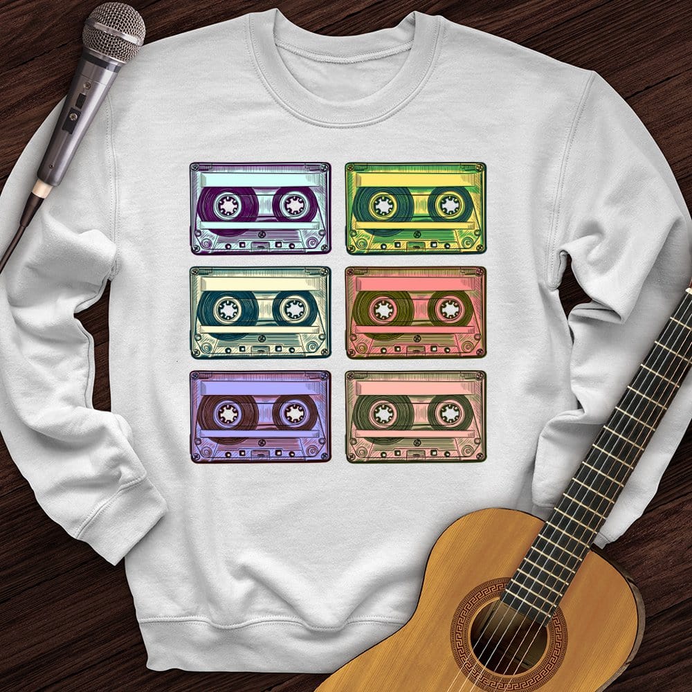 Retro Rock Tapes Crewneck