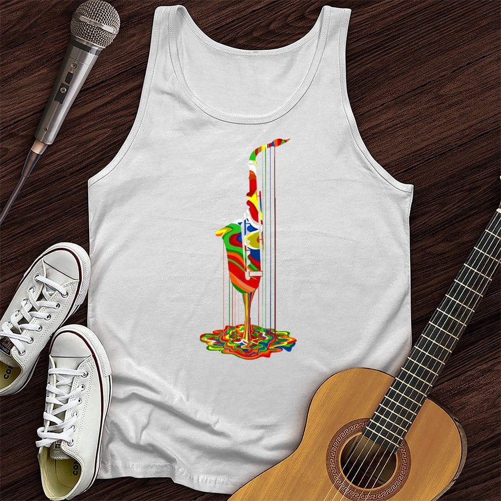 Melting Saxophone Tank Top