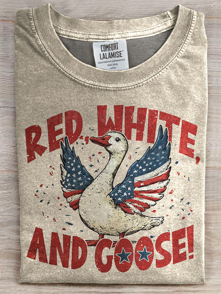 Independence Day Prints Casual T-shirt