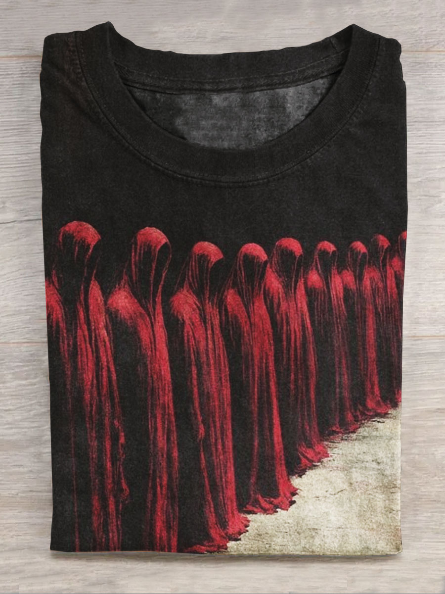 Dark Fantasy Art Print Short Sleeve Top