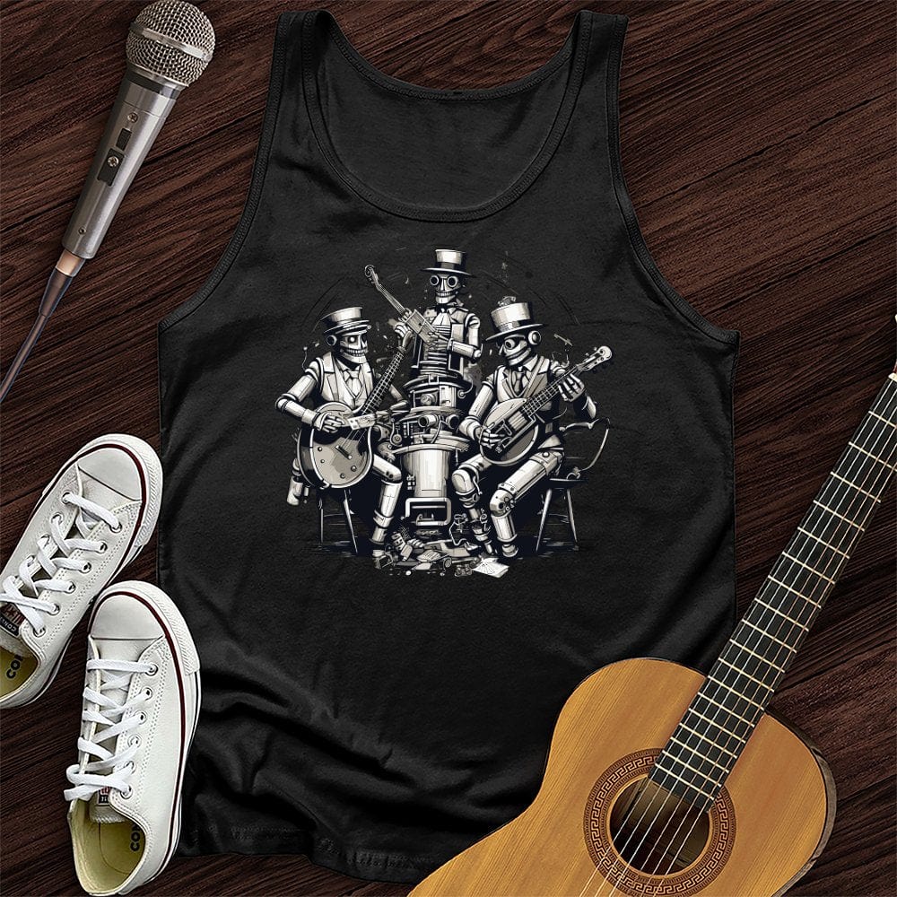 Steampunk Skeleton Band Tank Top