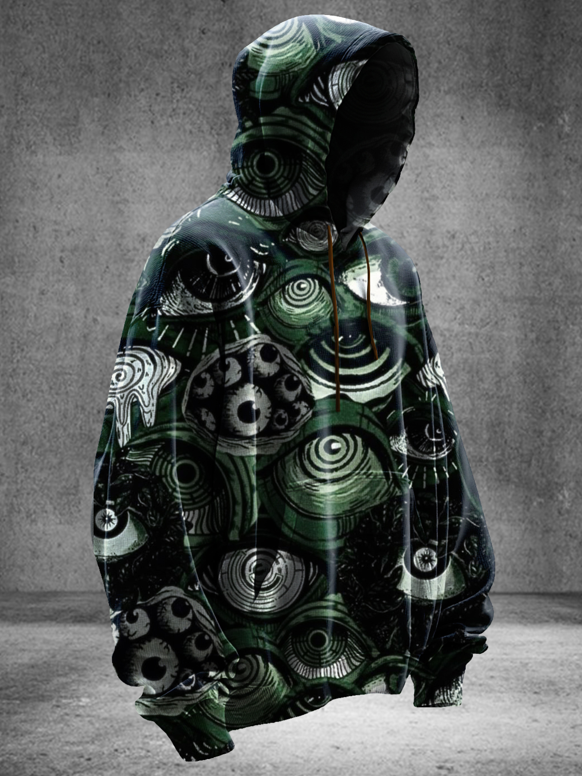 Vintage Abstract Cool Fantasy Art Print Hoodie Sweatshirt