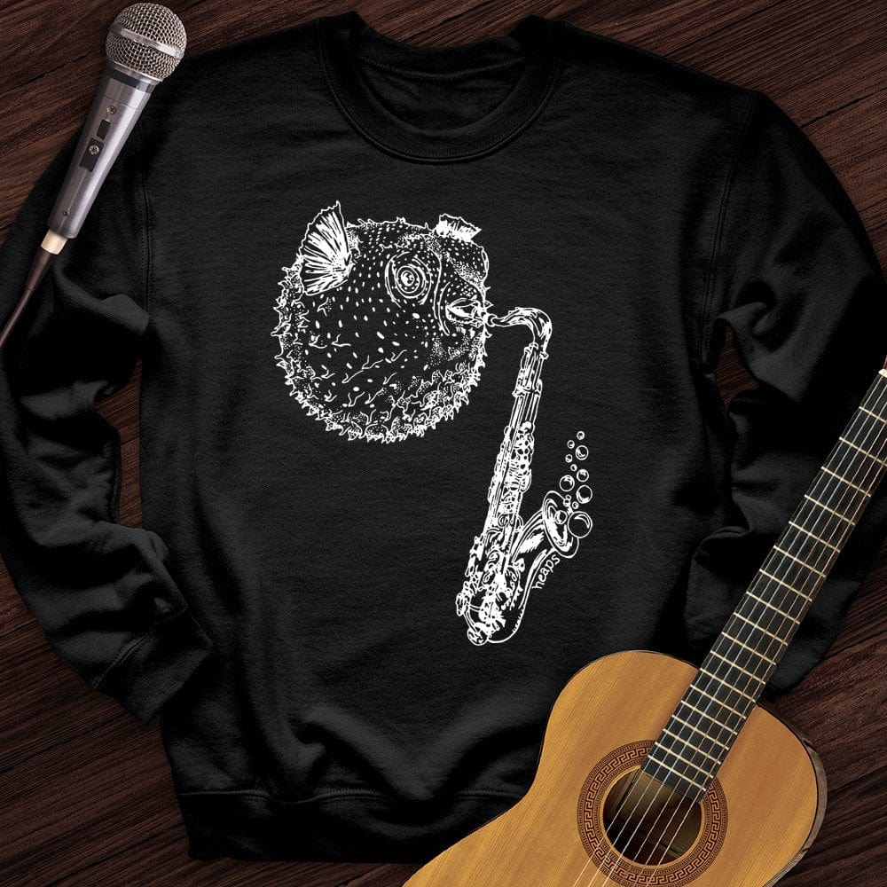 Puffer Fish Saxophone Crewneck