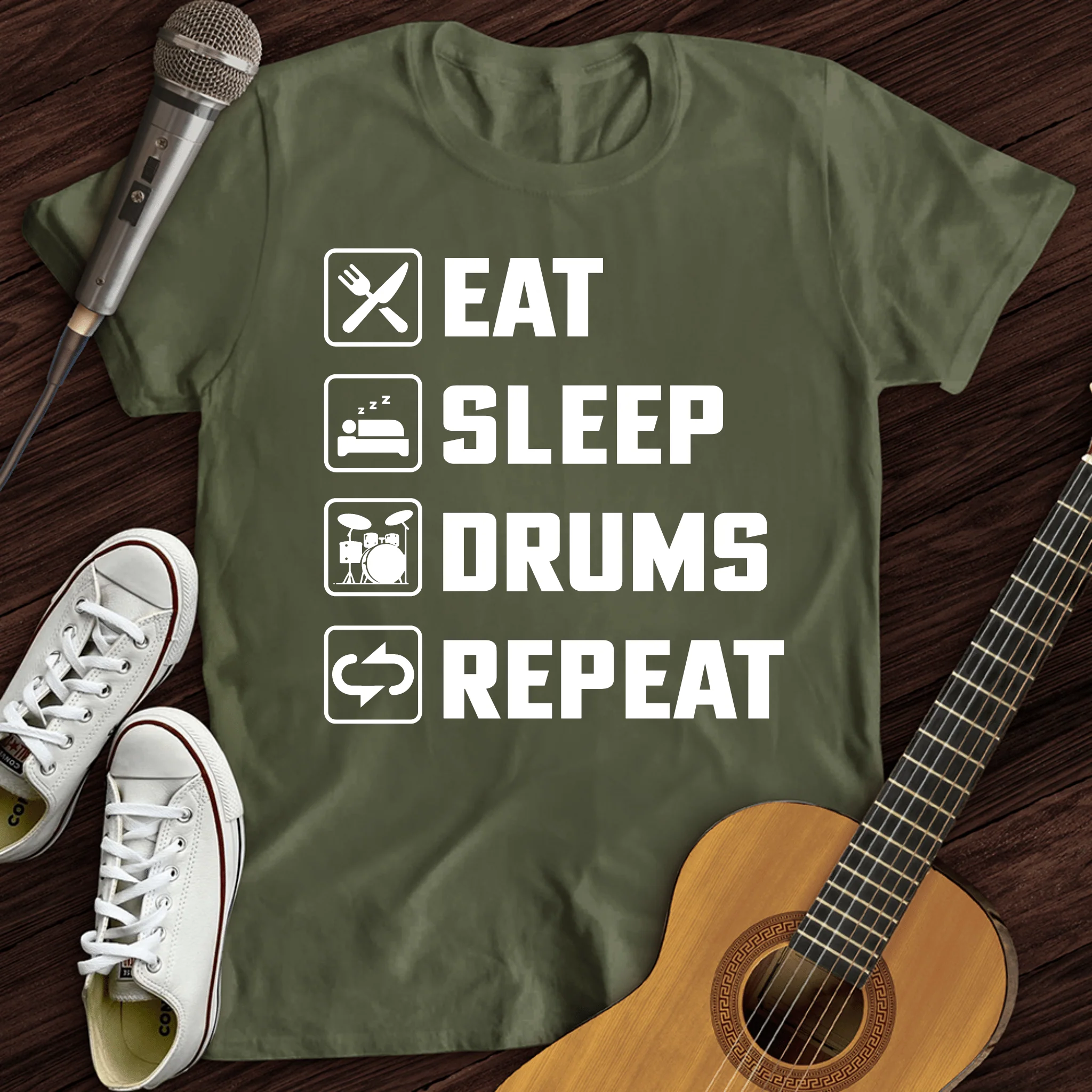 Eat, Sleep, Drums, Repeat T-Shirt