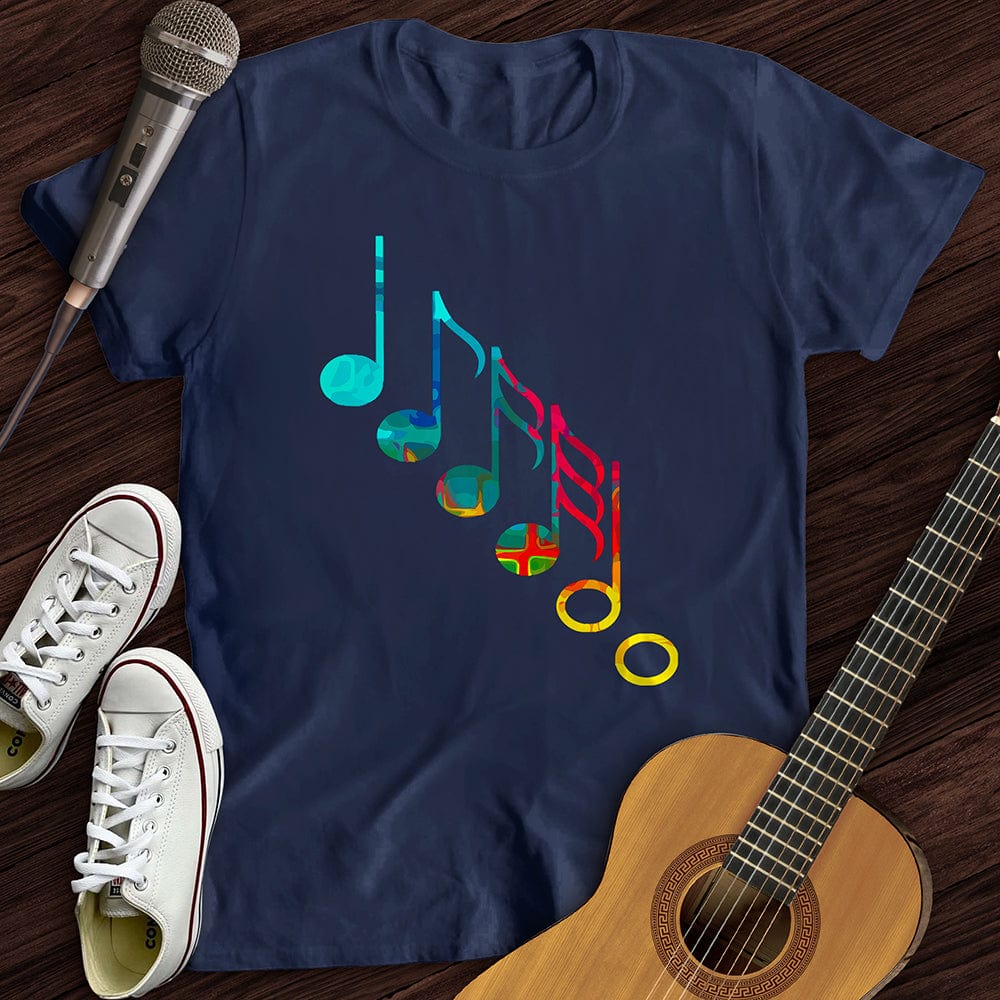 Colorful Music Notes T-Shirt