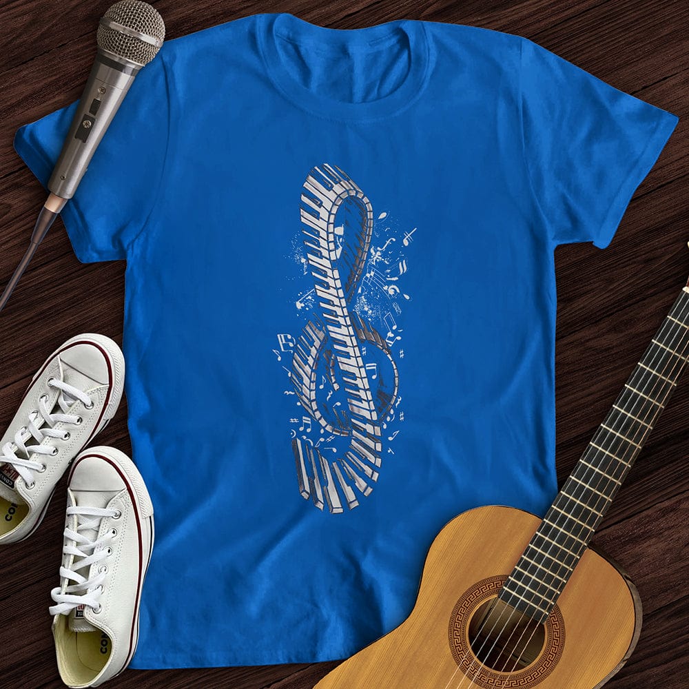 Piano Treble Clef T-Shirt