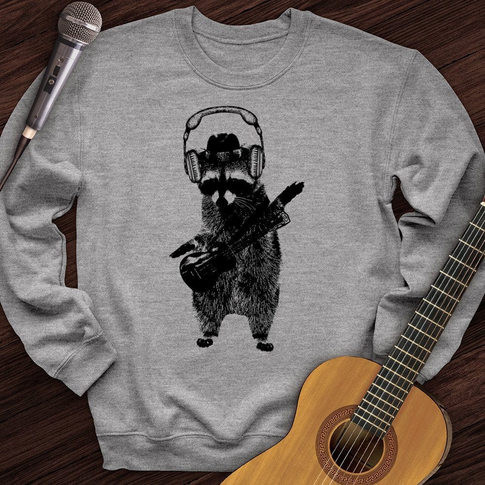 Racoon Rocker Crewneck