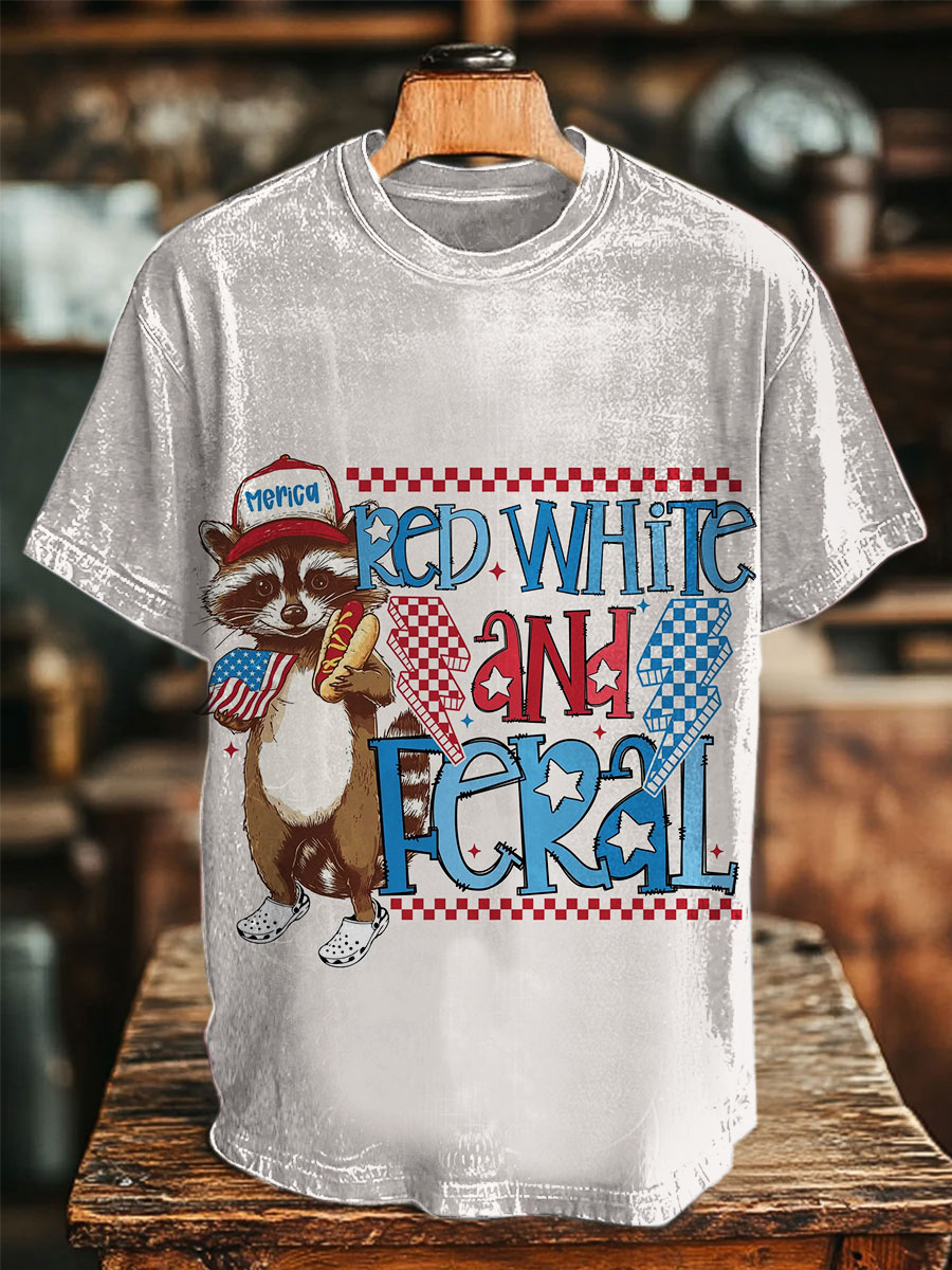 Independence Day Art Prints Casual T-shirt