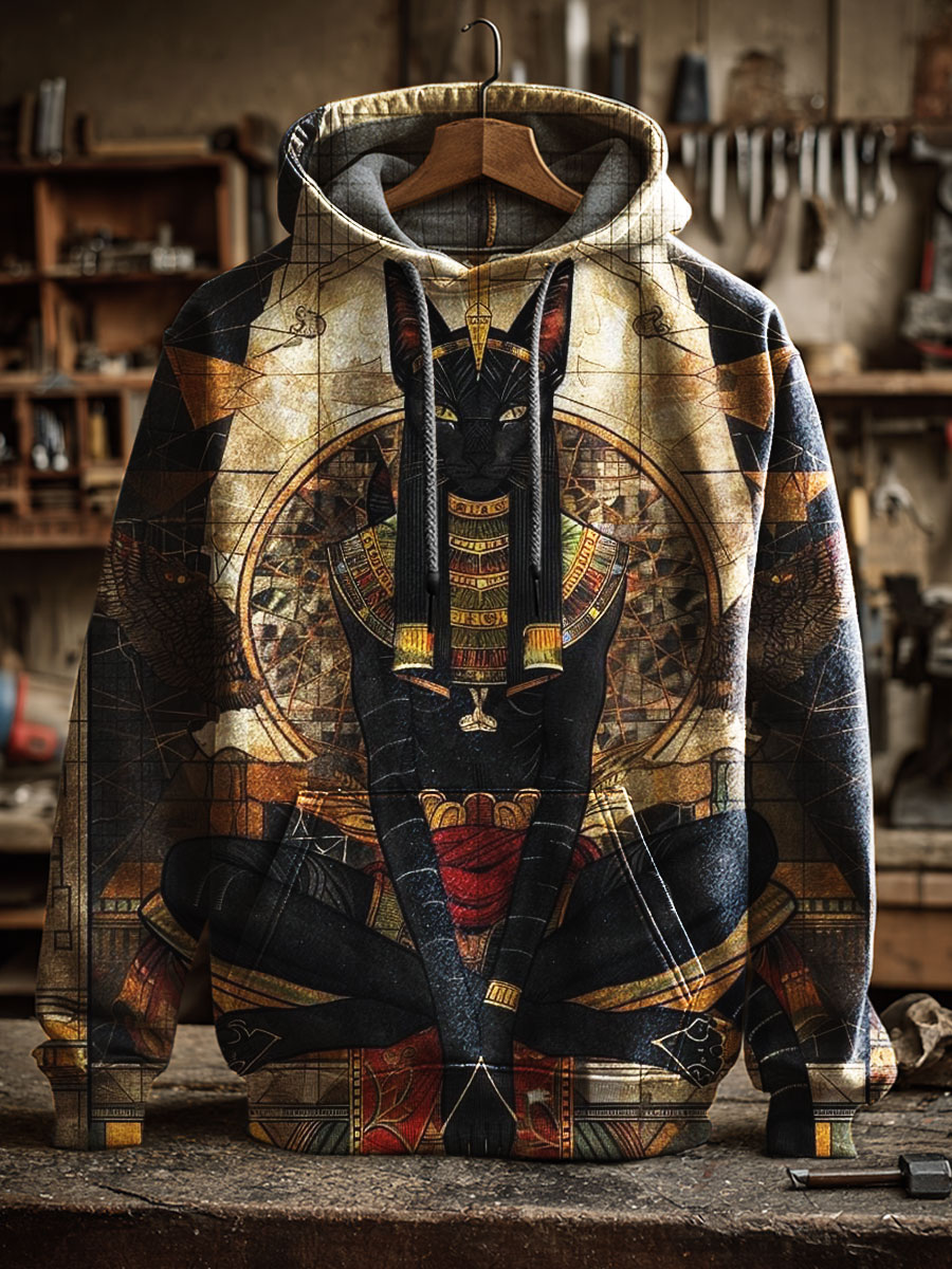 Ancient Egypt  Art Prints Casual Hoodie Sweatshirt