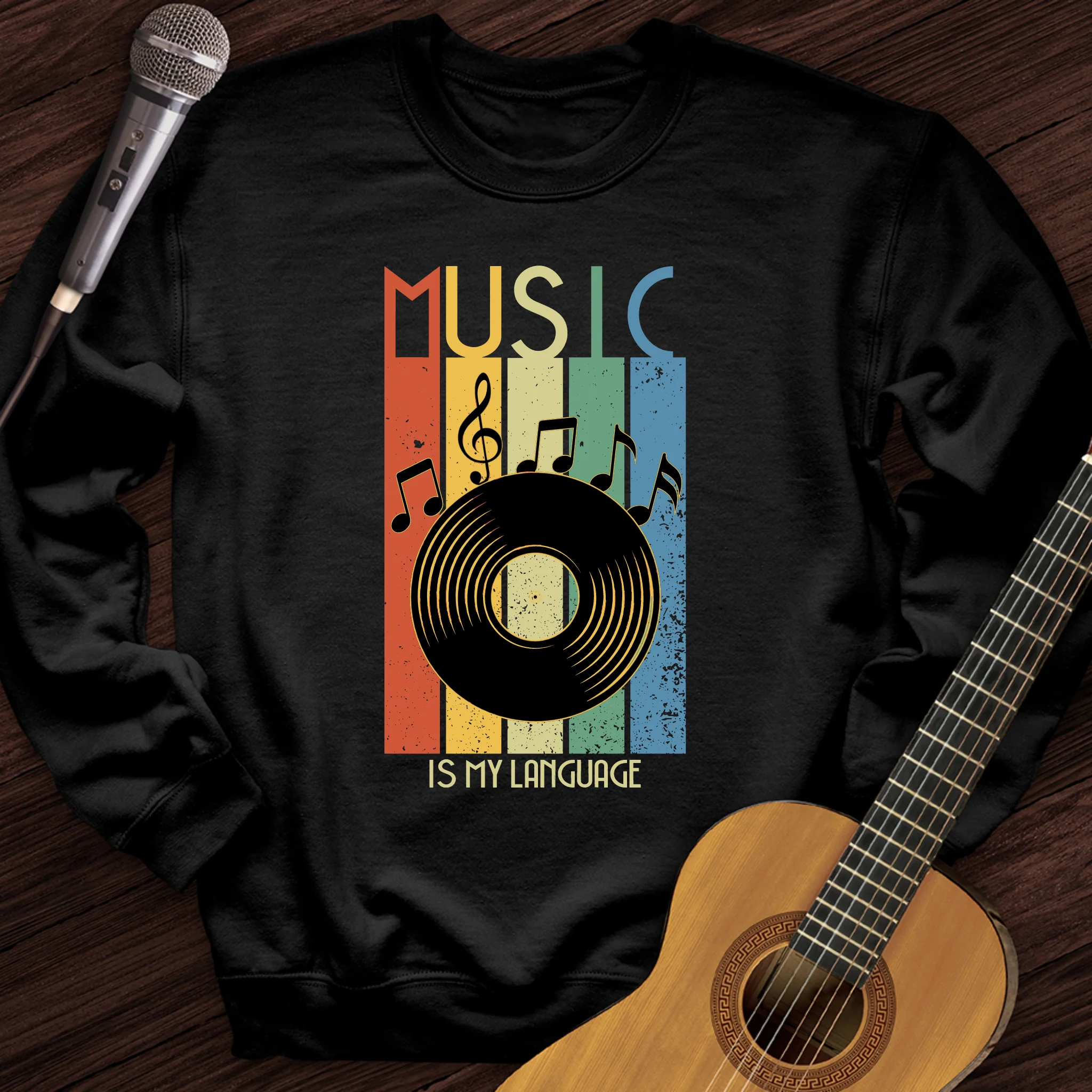 Music Is My Language Crewneck